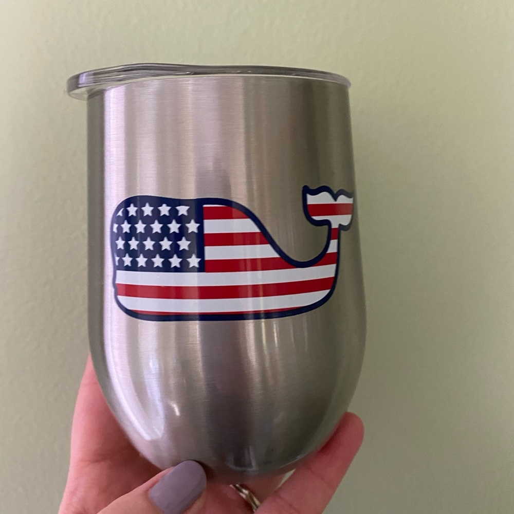 Vineyard Vines wine tumbler